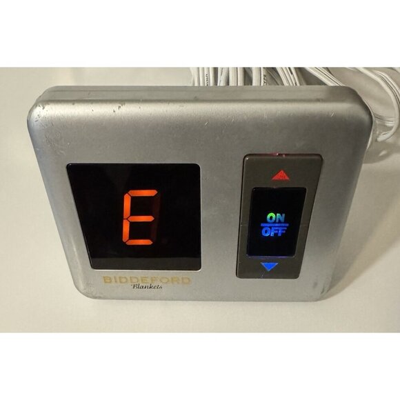 Biddeford TC15B2 Electric Blanket Control Controller 4 Prong Silver Tested Works - Picture 5 of 5